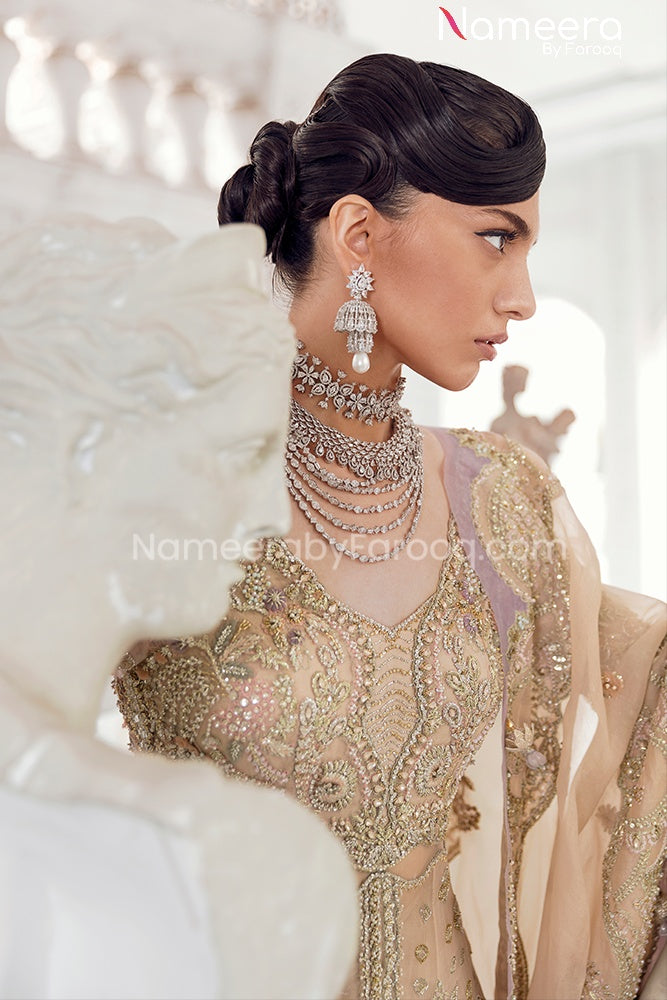Pakistani Bridal Maxi Dress for Wedding