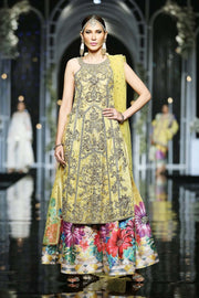Pakistani Bridal Mehndi Lehnga for Wedding