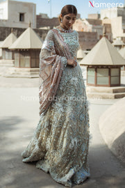 Pakistani Bridal Net Lehenga Choli