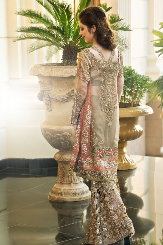 Pakistani Bridal Nikah Outfit for Girls Backside Look
