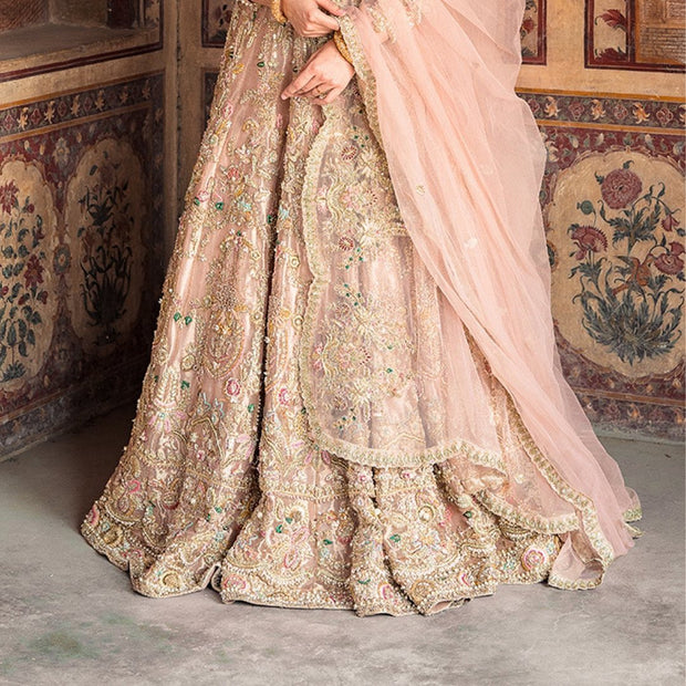 Pakistani Bridal Pink Lehenga Choli