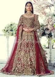 Latest Pakistani Bridal  Red Maxi for Wedding 2021