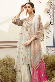 Pakistani Bridal Sharara with Tulle Shirt