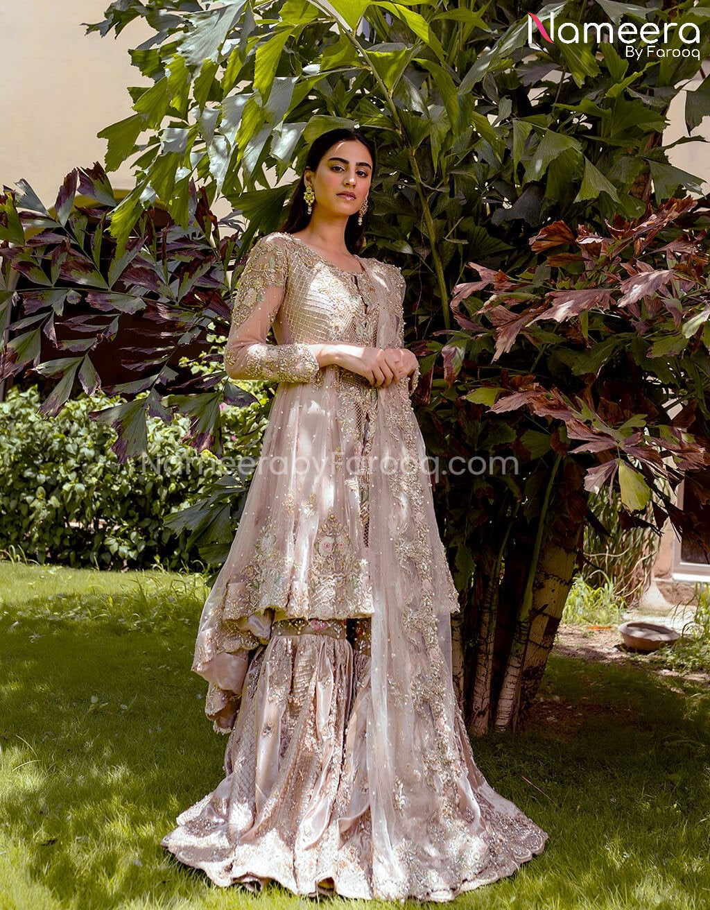 Pakistani Bridal Wedding Gharara Dress Online
