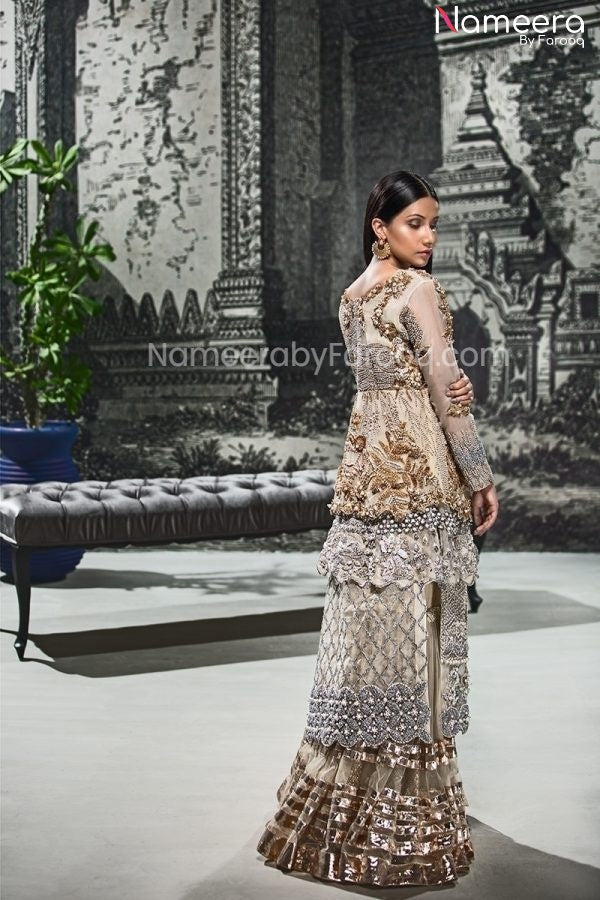 Embellished Pakistani Bridesmaid Dresses Online 2021 Nameera by Farooq Embellished Pakistani Bridesmaid Dresses Online 2021 Nameera by Farooq