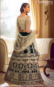 Pakistani Choli Lehenga Dress for Wedding Wear 