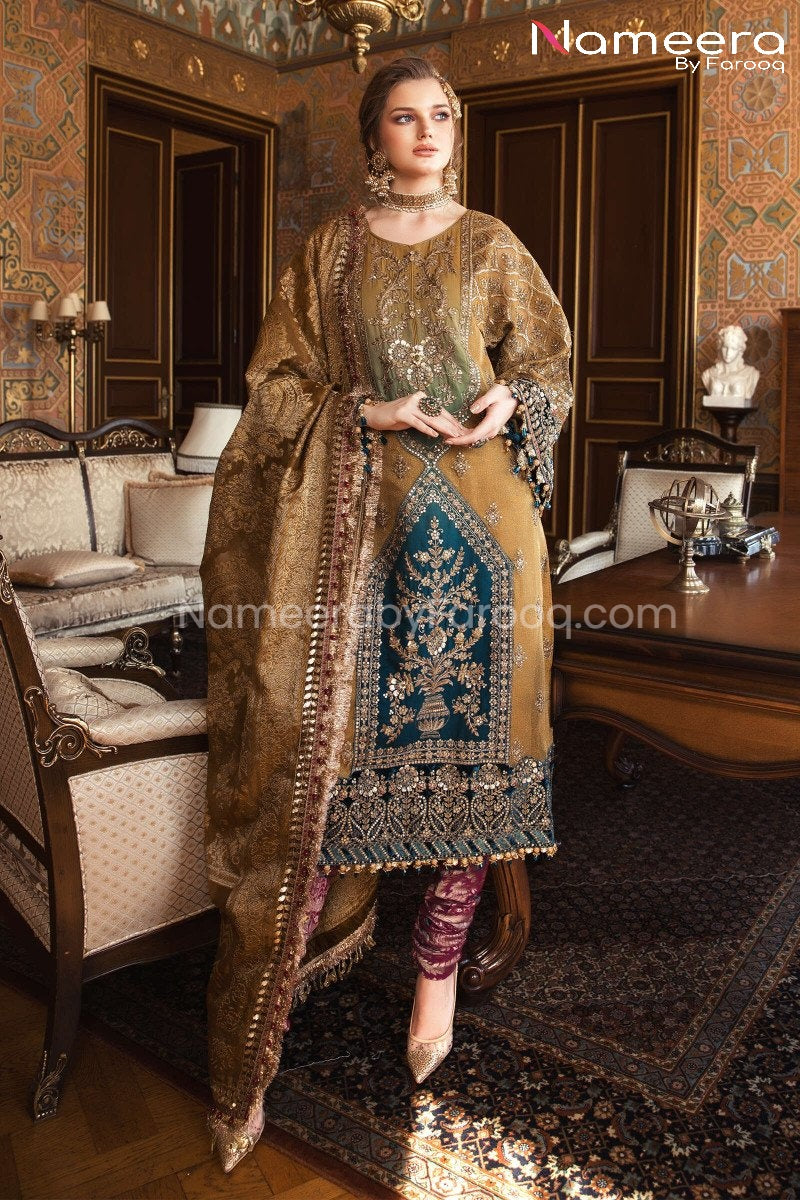 Pakistani Churidar Pajama with Long Shirt Online