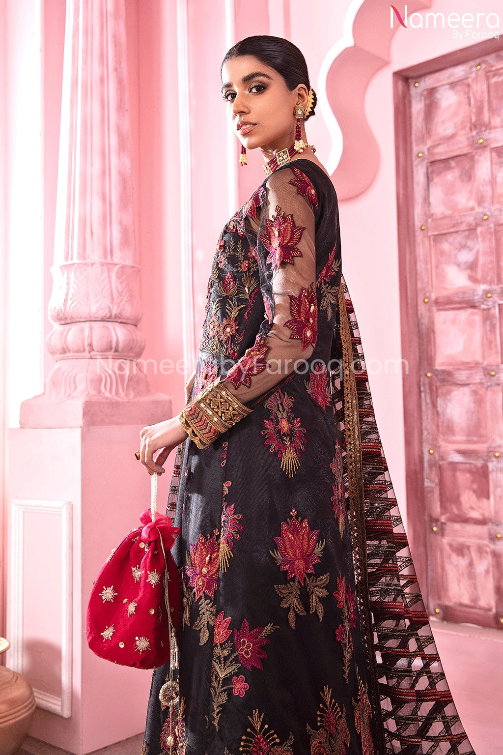 Designer Black Lehenga 