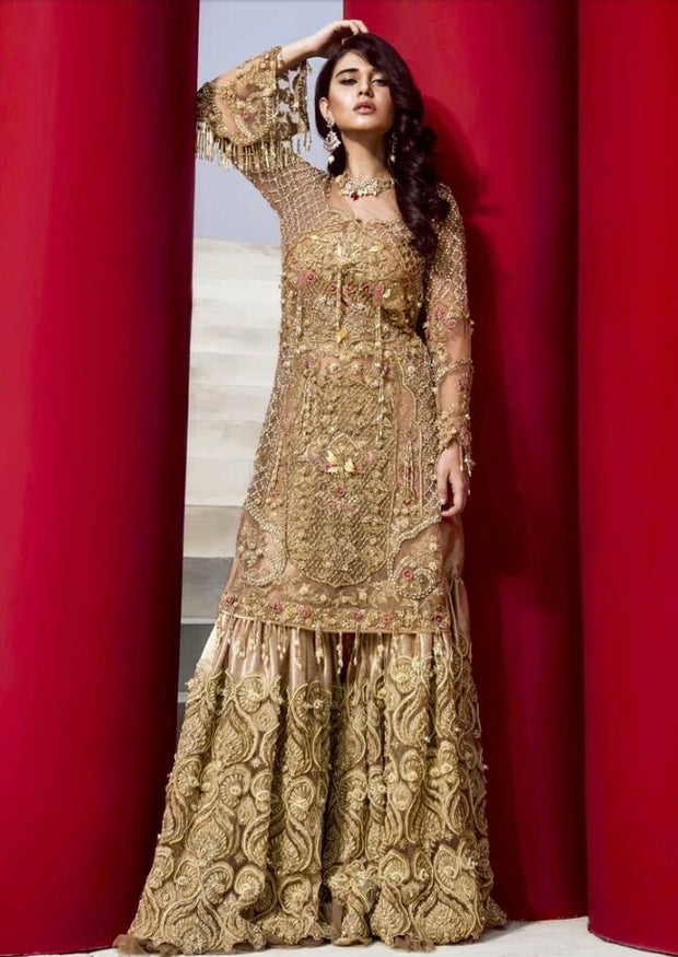 Pakistani Designer Bridal Gharara for Wedding