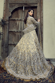 Pakistani Designer  Frock Lehnga Wear Backside View