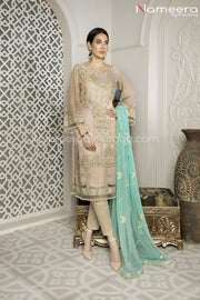 Pakistani Designer Party Wear Dress for Girls Overall Look
