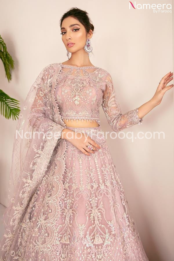 Pakistani Soft pink lehenga choli