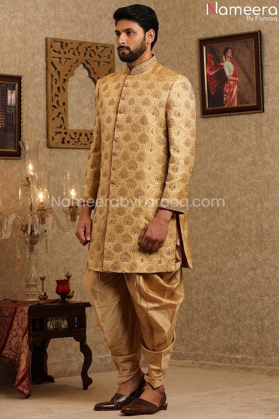Pakistani Designer Sherwani for Groom Online