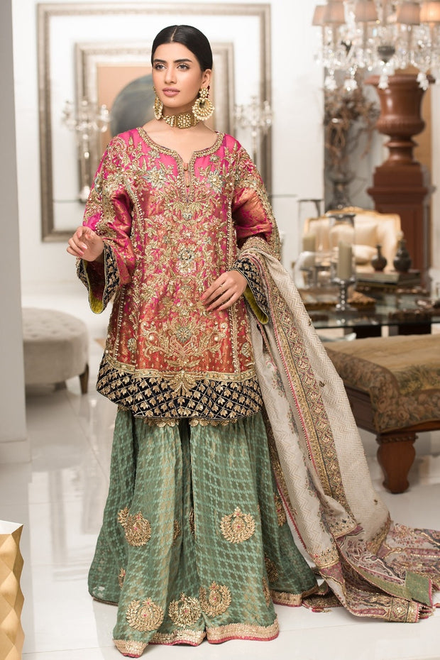 Pakistani Designer Wedding Party Outfit 