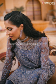 Pakistani Dress Online for Wedding Party 2021 Neckline Embroidery