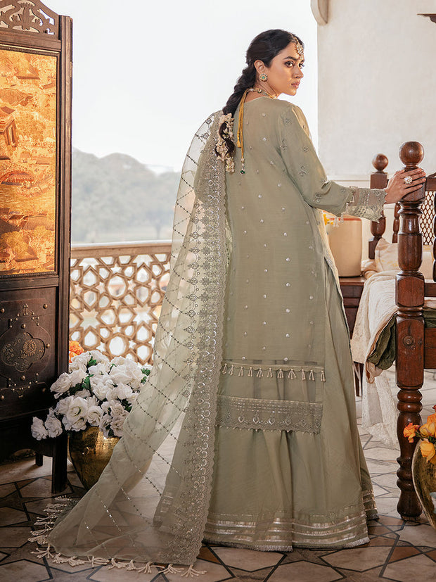 Embroidered Royal Blue Pakistani Occasion Suit | Latest Kurti Designs