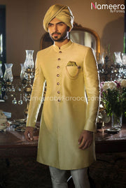 Pakistani Dulha Sherwani in Mint Green color 2021 Front Overall look