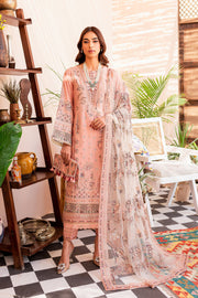 Pakistani Eid Dress Pink Kameez Trouser Dupatta Style