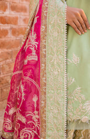 Pakistani Eid Dress in Embroidered Kameez Trouser Style Online