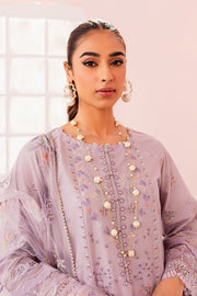 Pakistani Eid Dress in Lilac Kameez Trouser Style