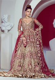 Pakistani Embroidered Bridal Lehnga for Wedding