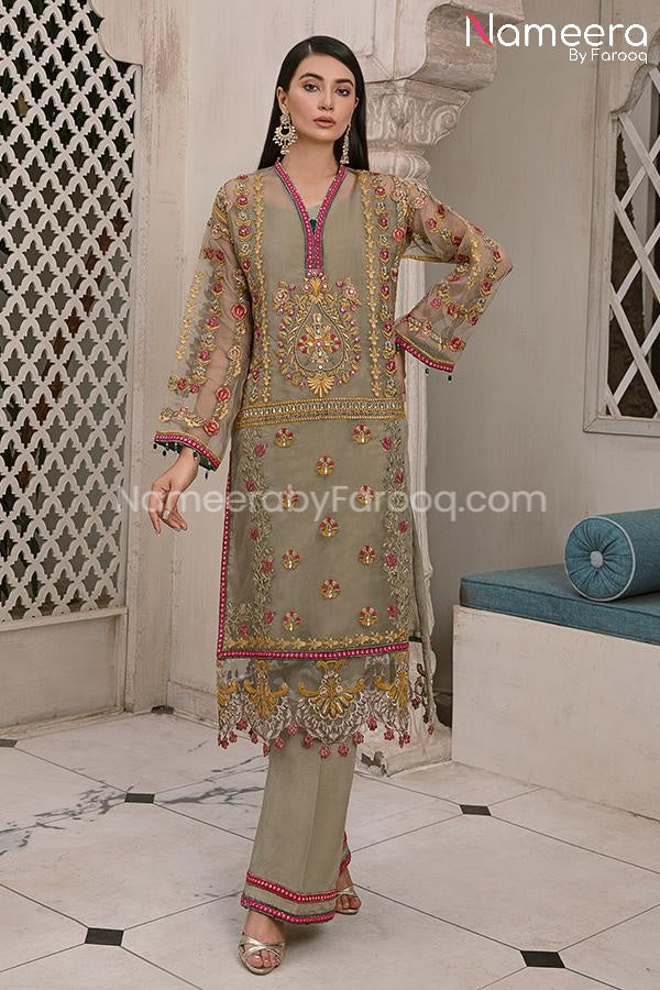 Pakistani Embroidered Dress