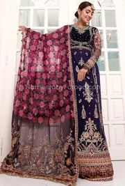 Pakistani Embroidered Dress for Wedding Party #BB135