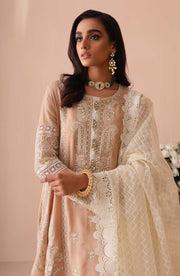 Pakistani Embroidered Kameez Trouser and Dupatta Dress
