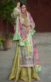 Pakistani Festive Gharara for Wedding Party