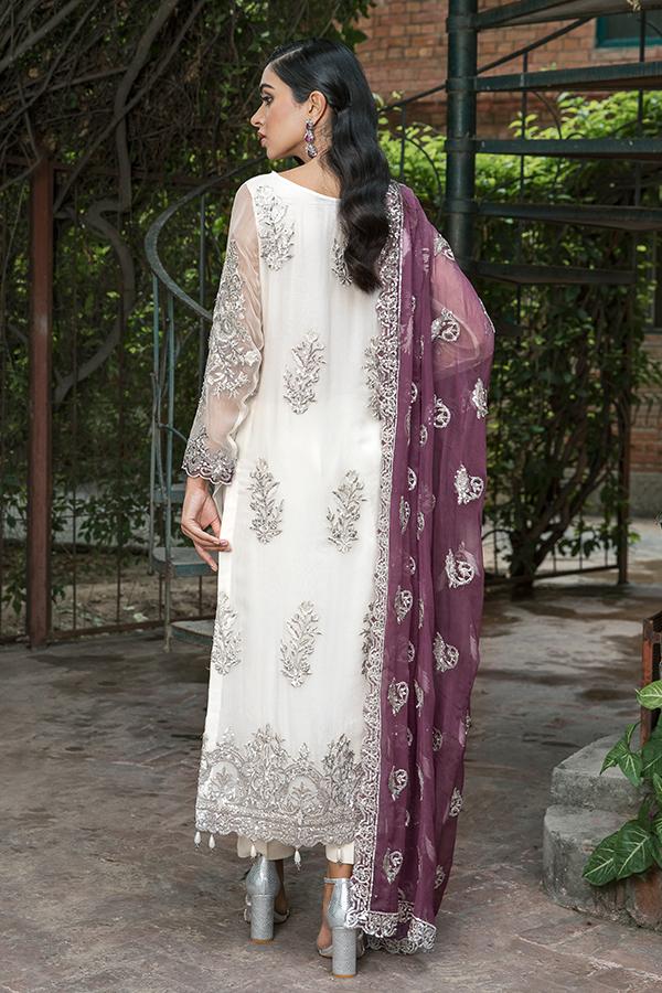 white chiffon dresses pakistani Wedding White Simple Dresses Pakistani White Chiffon Dresses Pakistani Ramsha Shops White Chiffon Suit