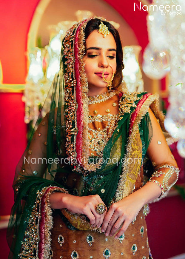 Garish Pakistani Gharara Dresses For Wedding Wear