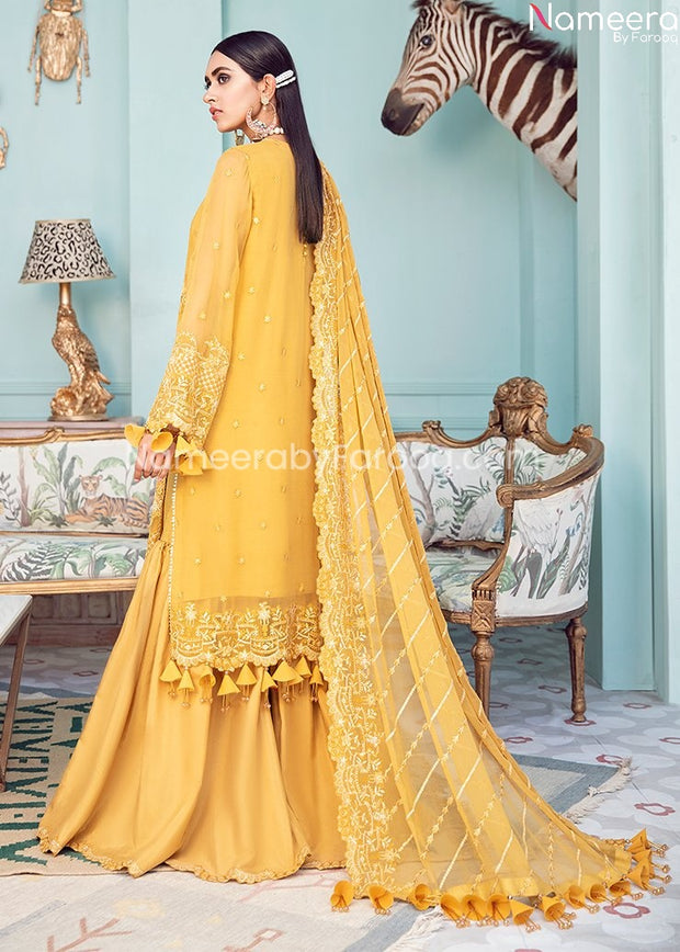 Chiffon Pakistani Dress Design 