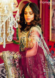Pakistani Gharara and Short Shirt for Wedding Party