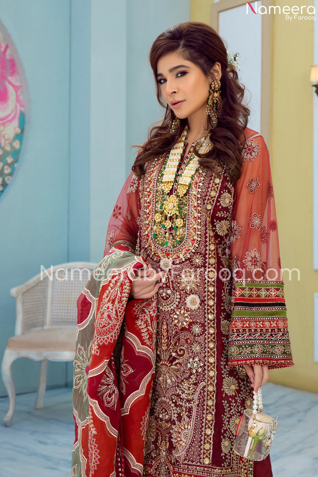 Pakistani Gota Kinari Dresses Online 2021