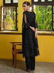 Pakistani Gown Dress In Black Color By Designer 2022