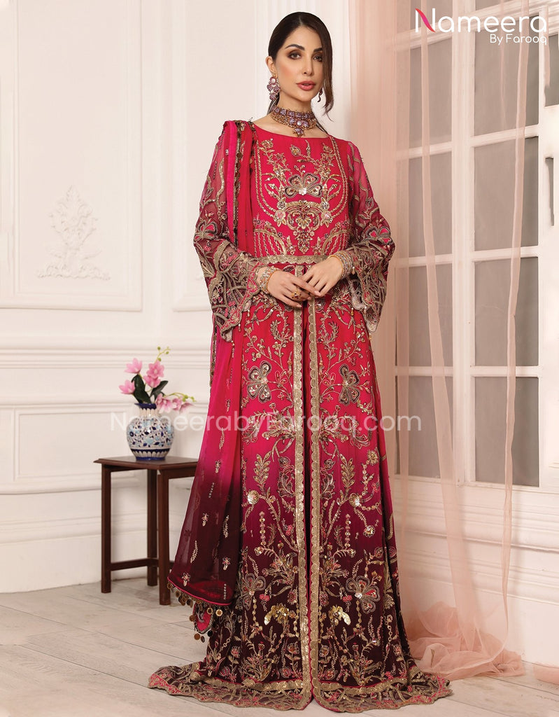 GOWN SALWAR KAMEEZ PAKISTANI INDIAN WEDDING PARTY WEAR DRESS BOLLYWOOD SUIT  NEW | eBay