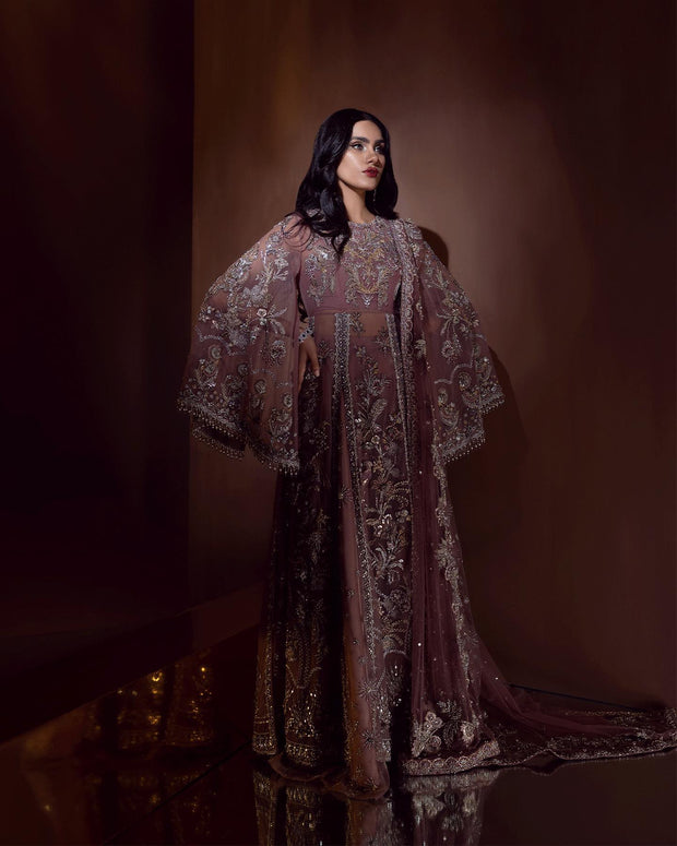 Pakistani Gown with Sharara and Dupatta Dress