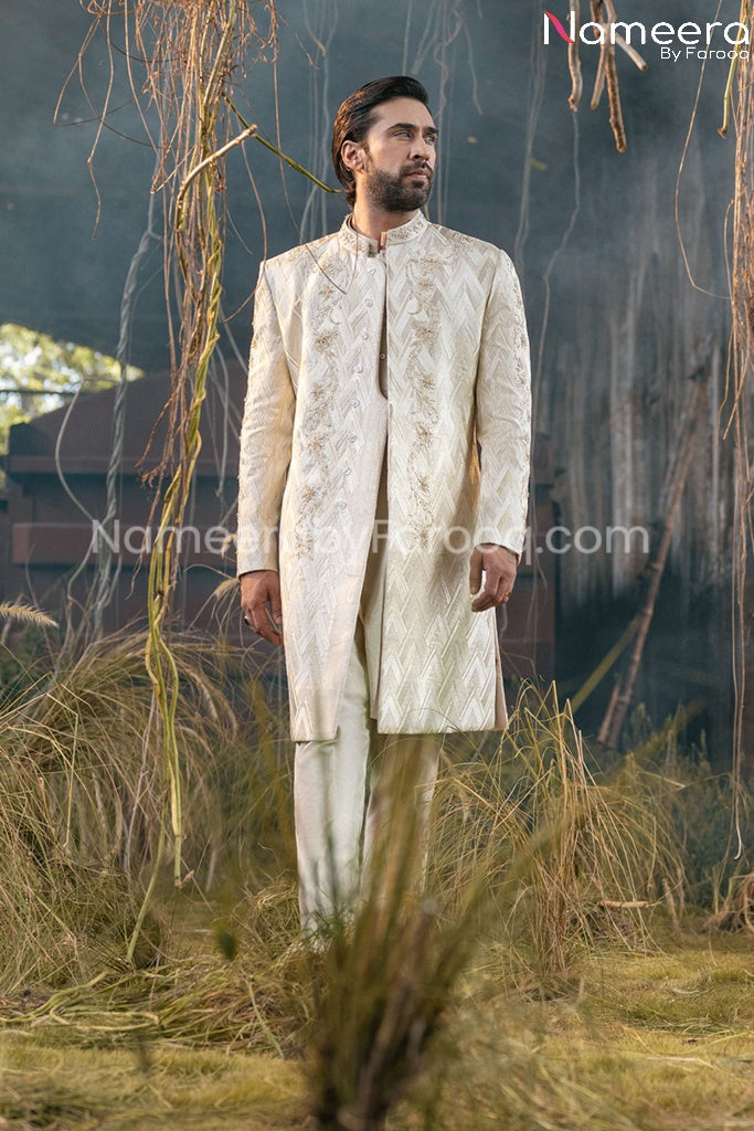 Pakistani Groom Sherwani for Wedding