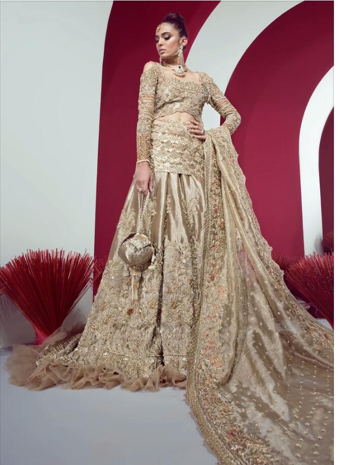 Pakistani Heavy Bridal Lehenga for Walima