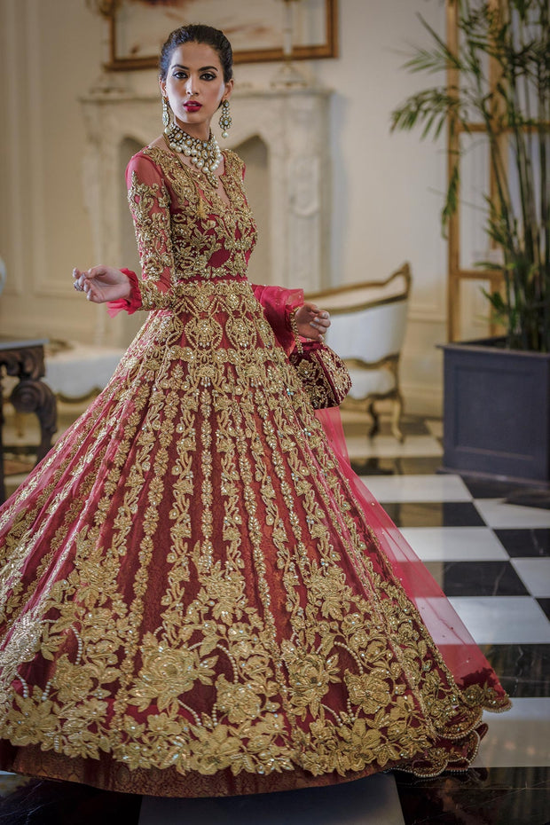 Pakistani Heavy Bridal Maxi for Wedding