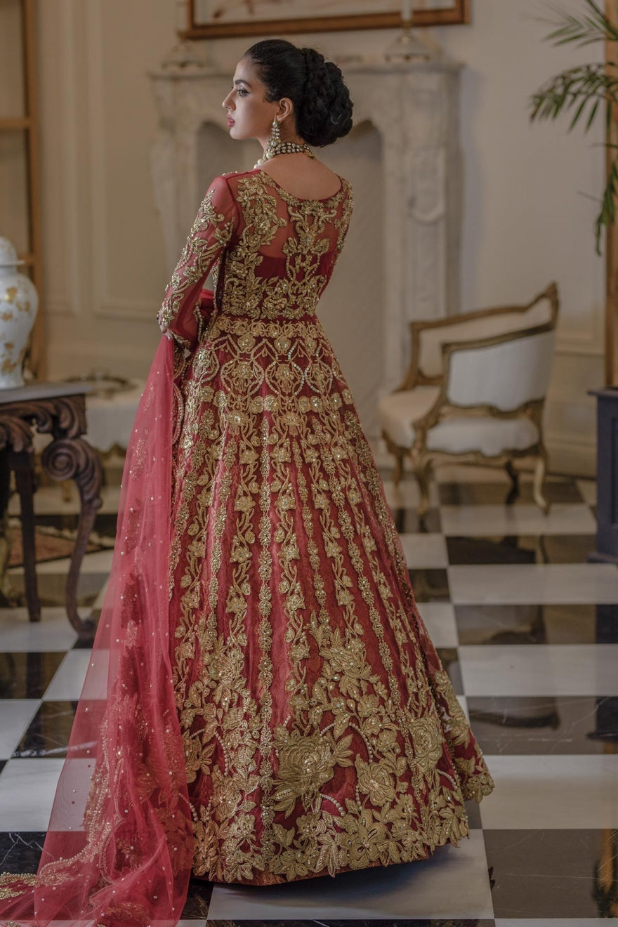 Pakistani Heavy Bridal Maxi for Wedding Backside