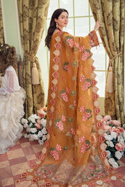 Pakistani Kameez with Palazzo in Orange Shade Latest