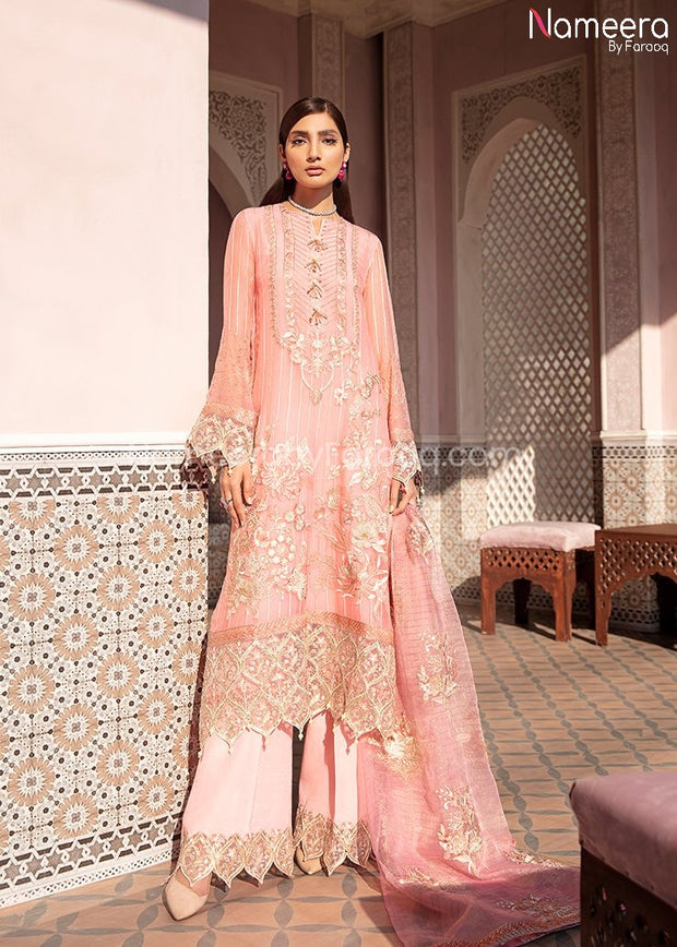 Pakistani Ladies Chiffon Dress 