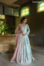 Pakistani Latest Bridal Maxi for Walima Online