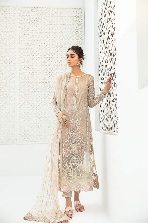 Pakistani Latest Party Dress with Embroidery