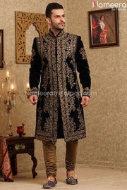 Pakistani Latest Sherwani Design for Groom 2021
