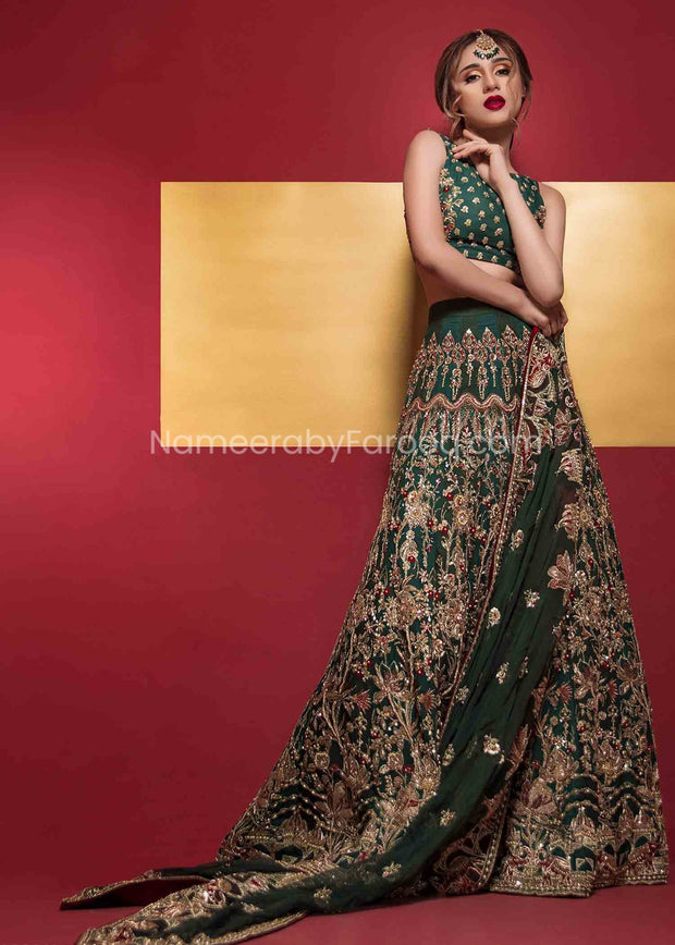 Pakistani Lehenga Blouse Design for Wedding 2021