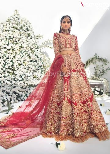 Pakistani Lehenga Bridal with Choli for Wedding