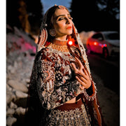 Pakistani Lehenga Choli Dupatta Dress for Bride Online