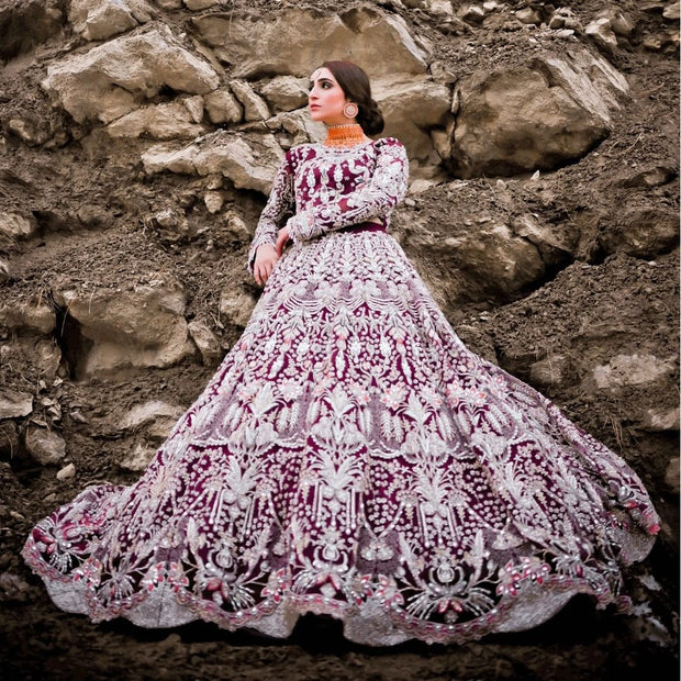 Pakistani Lehenga Choli Dupatta for Bride